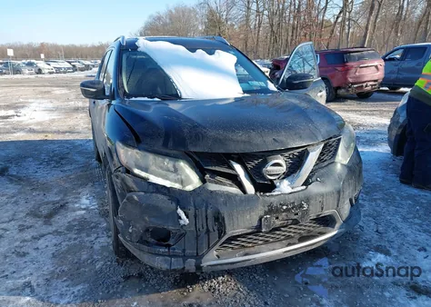 2015 Nissan Rogue Sv from USA, damaged, VIN KNMAT2MV4FP553697